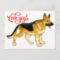 Deutscher Schäferhund Welpe Hund Liebe, Ich denke