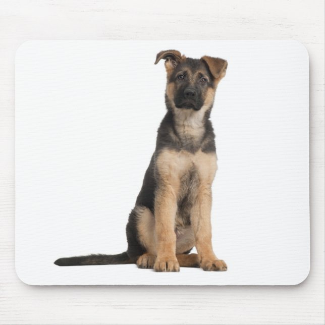Deutscher Schäferhund-Welpen-Computermauspad Mousepad (Vorne)