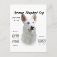 Deutscher Schäferhund (wht) Geschichtsdesign