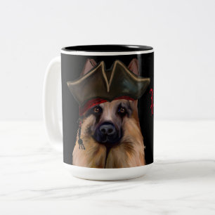DEUTSCHER SCHÄFERHUND ZWEIFARBIGE TASSE