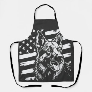 Deutscher Schäferhundliebhaber USA Amerikanische F Schürze
