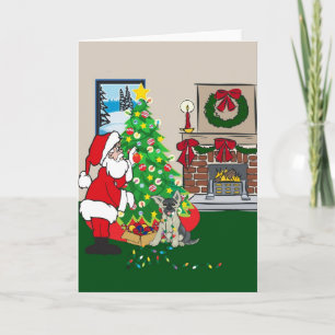 Deutscher Schurke Feiertagskarte