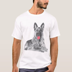 Deutscher Schwarz T-Shirt