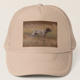Deutscher Shorthair Zeiger-Hundekunst-Hut Truckerkappe