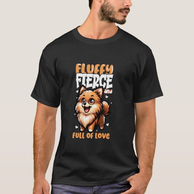 Deutscher Spitz T-Shirt (Vorderseite)