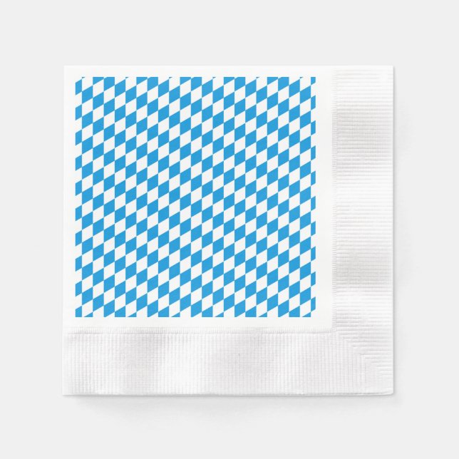 Deutscher Staat Bayerns - Muster für die Farbtöne Serviette (Vorderseite)