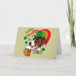 Deutscher Tag kurzhaariger Zeiger-St. Patricks Karte