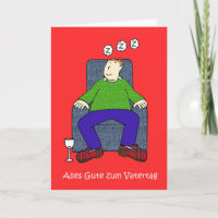 Deutscher Vater schlafender Vater