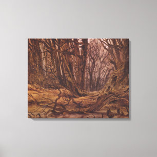 Deutscher Wald im Herbst (David Caspar Friedrich) Leinwanddruck