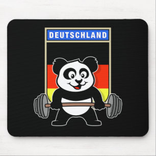 Deutscher Weightlifting-Panda Mousepad