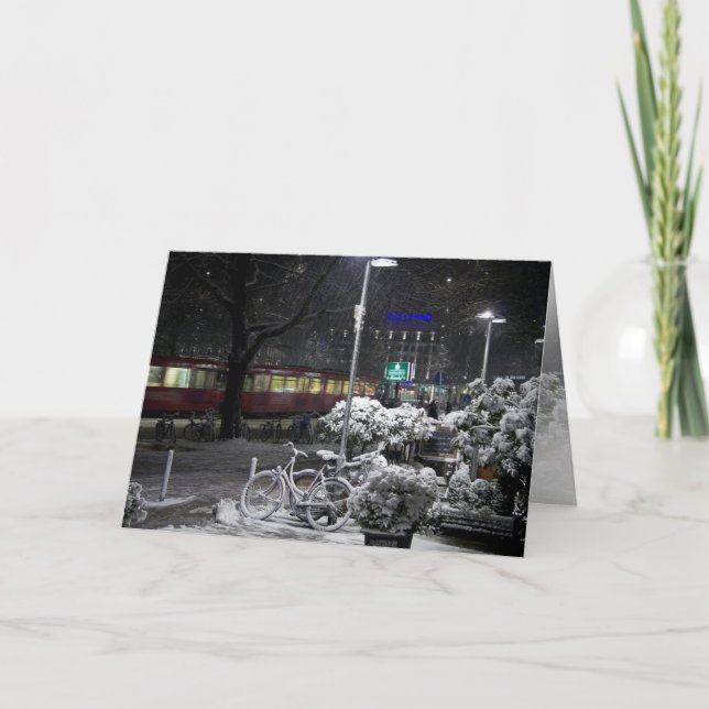 Deutscher Winter Feiertagskarte (Vorderseite)