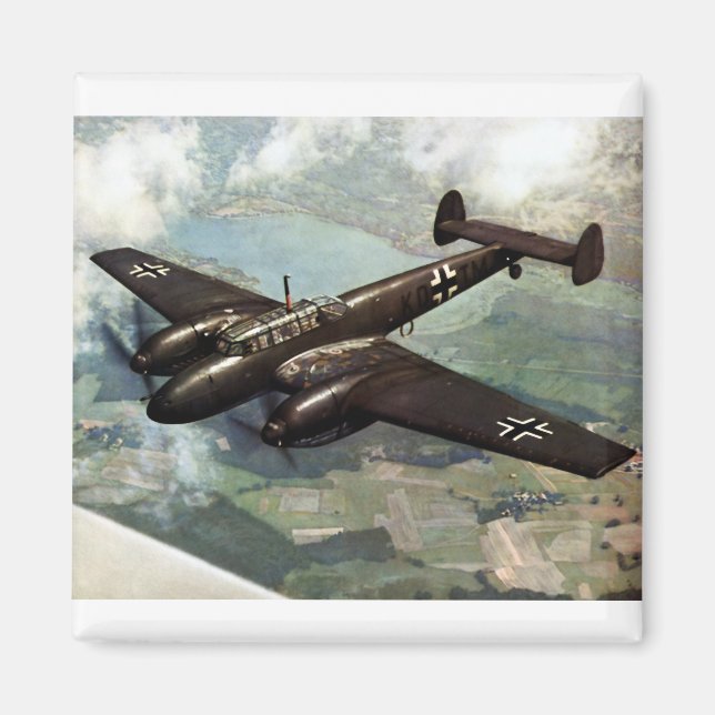 Deutscher Zweiter Weltkrieg Bf-110 im Flug Magnet (Vorne)