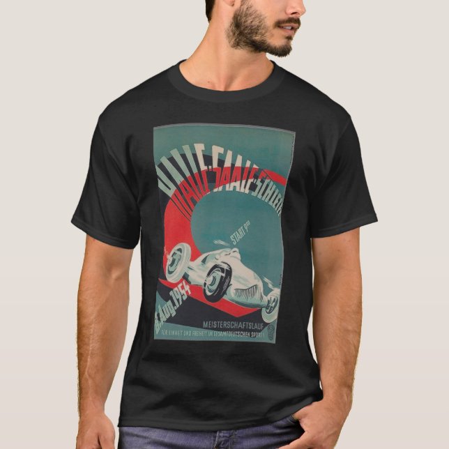 Deutsches Auto-Rennen 1954 T-Shirt (Vorderseite)