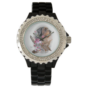 Deutsches Drahthaar Pointer Armbanduhr