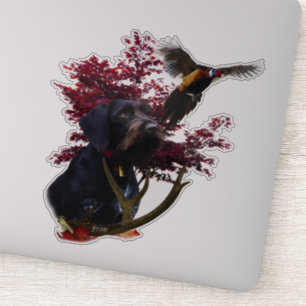 Deutsches Drahthaar Pointer Aufkleber