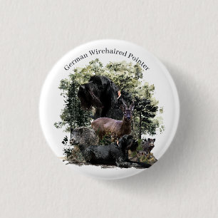 Deutsches Drahthaar Pointer Button