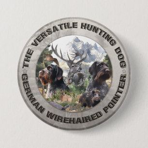 Deutsches Drahthaar Pointer Button