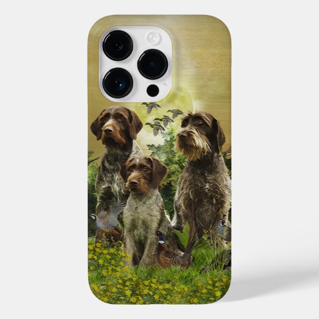 Deutsches Drahthaar Pointer Case-Mate iPhone 14 Pro Hülle (Rückseite)