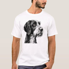 Deutsches Drahthaar Pointer Dog T-Shirt