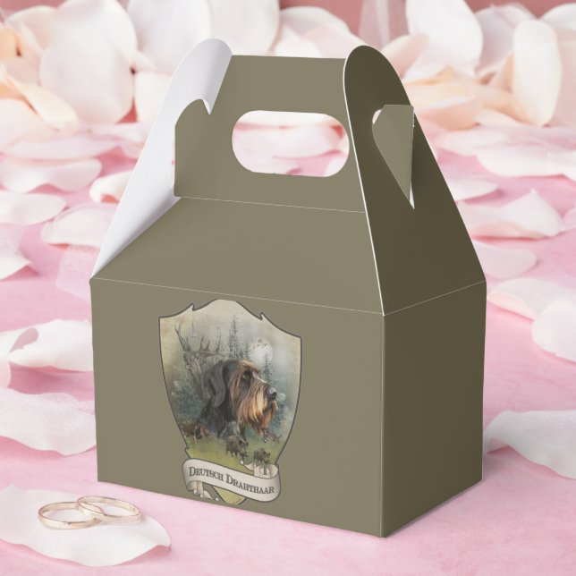 Deutsches Drahthaar Pointer Geschenkschachtel (Hochzeit)