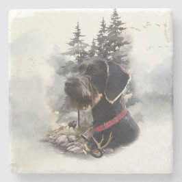 Deutsches Drahthaar Pointer, GWP Steinuntersetzer