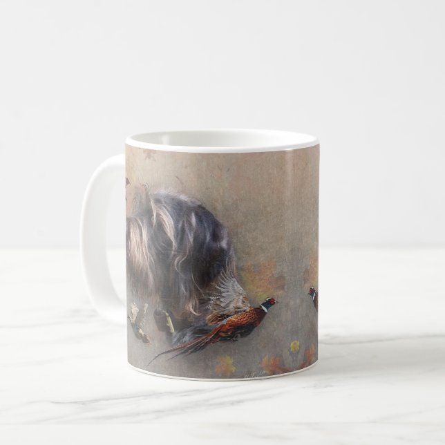 Deutsches Drahthaar Pointer Kaffeetasse (Vorderseite Links)