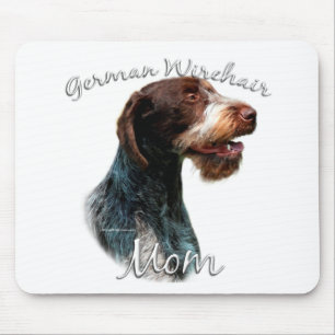 Deutsches Drahthaar Pointer Mama 2 Mousepad