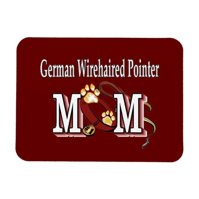Deutsches Drahthaar Pointer Mama Geschenke Magnet (Horizontal)