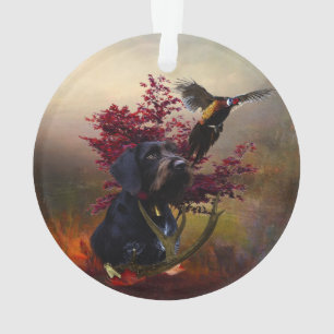 Deutsches Drahthaar Pointer Ornament