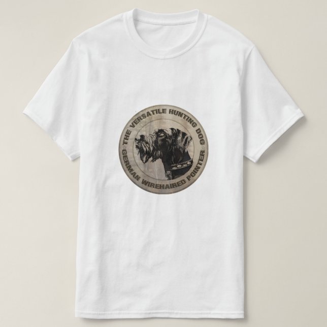 Deutsches Drahthaar Pointer T - Shirt (Design vorne)