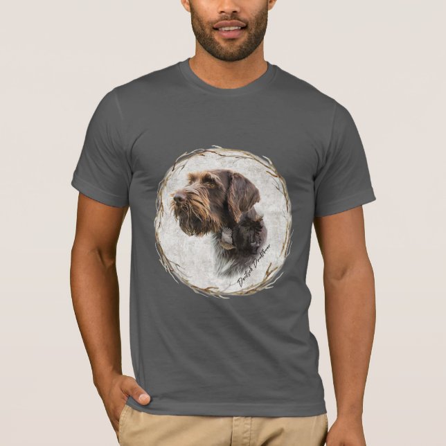 Deutsches Drahthaar Pointer T-Shirt (Vorderseite)