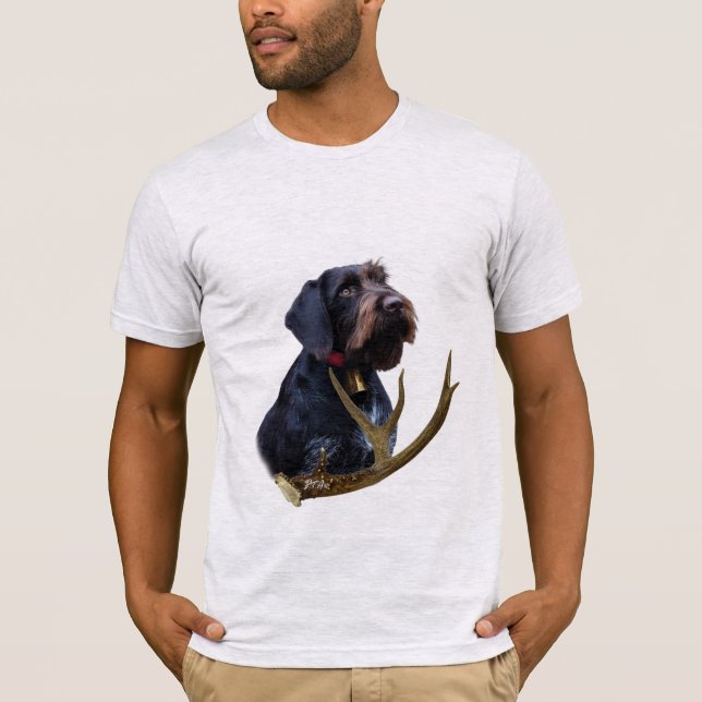 Deutsches Drahthaar Pointer T-Shirt (Vorderseite)