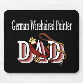 Deutsches Drahthaar Pointer Vater Geschenke Mousepad