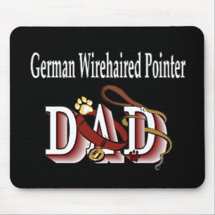 Deutsches Drahthaar Pointer Vater Geschenke Mousepad