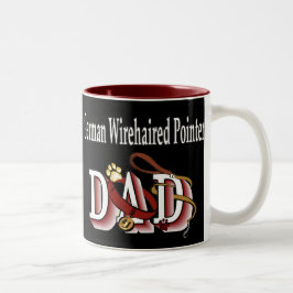Deutsches Drahthaar Pointer Vater Geschenke Zweifarbige Tasse