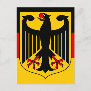 deutsches Emblem Postkarte