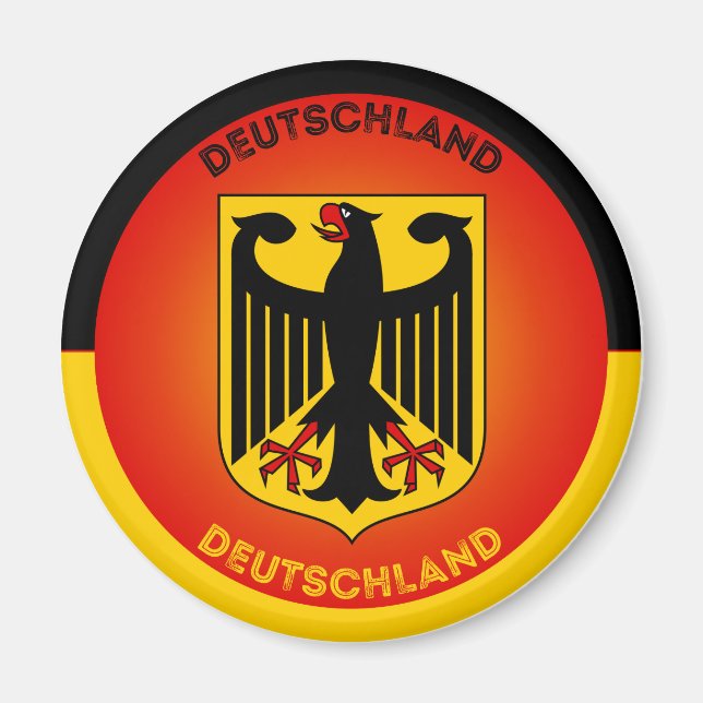 Deutsches Erbe-Emblem Magnet (Vorne)