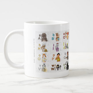 Deutsches Fingeralphabet 2 Jumbo-Tasse