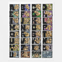 Deutsches Fingeralphabet 3 (2025) Fleecedecke