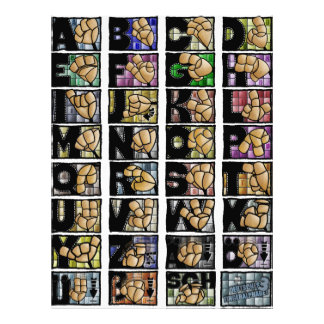 Deutsches Fingeralphabet 3 (2025) Fotodruck
