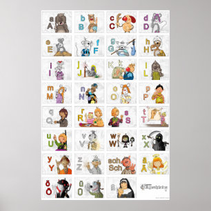Deutsches Fingeralphabet II Poster
