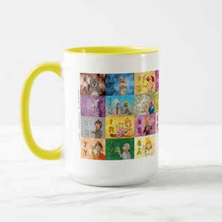 Deutsches Fingeralphabet Tasse