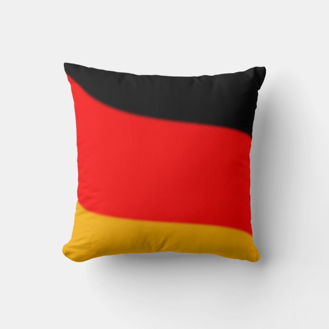 Deutsches Flaggenamerikanisches MoJo-Pillow Kissen (Vorderseite)
