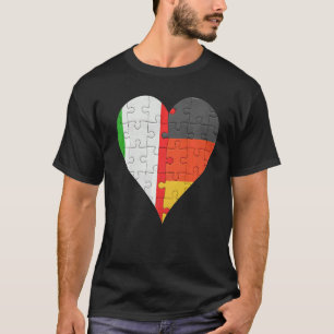 Deutsches Flaggenherz T-Shirt