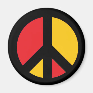 Deutsches Friedenszeichen Magnet