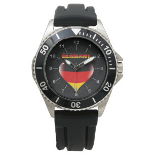 deutsches Herz Armbanduhr