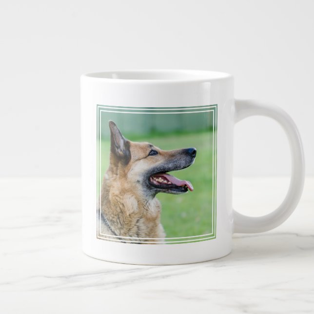 Deutsches Hirtenbild Jumbo-Tasse (Rechts)