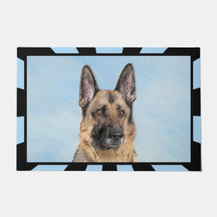 Deutsches Hirtengemälde - Niedliche Original Hund Fußmatte