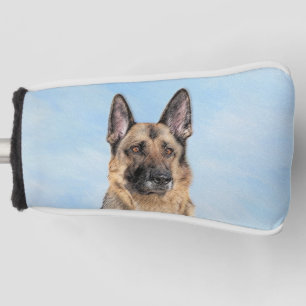 Deutsches Hirtengemälde - Niedliche Original Hund Golf Headcover