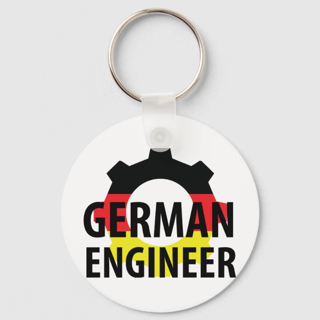 deutsches Ingenieurzeichen Schlüsselanhänger (Vorderseite)